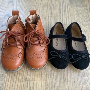 Two Pairs of Girls Toddler Shoes